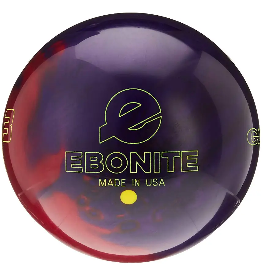 Ebonite Impact Plus Purple/Black 1 Ball Bowling Bag